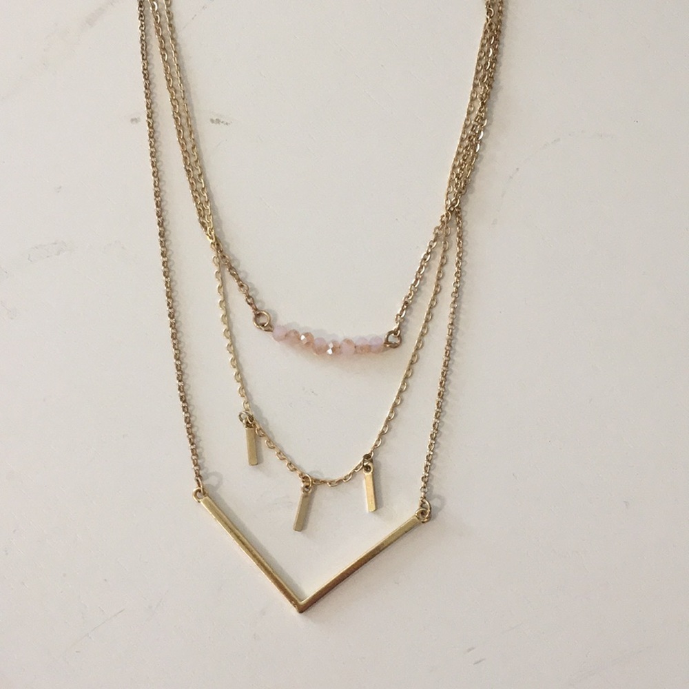 layered necklace